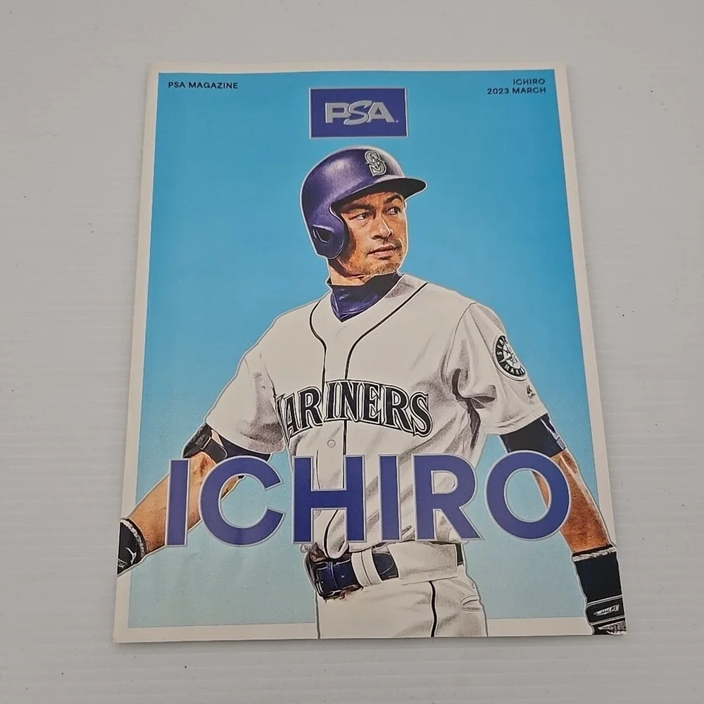 Ichiro Suzuki PSA Magazine‎ Cover March 2023 Issue SEATTLE MARINERS